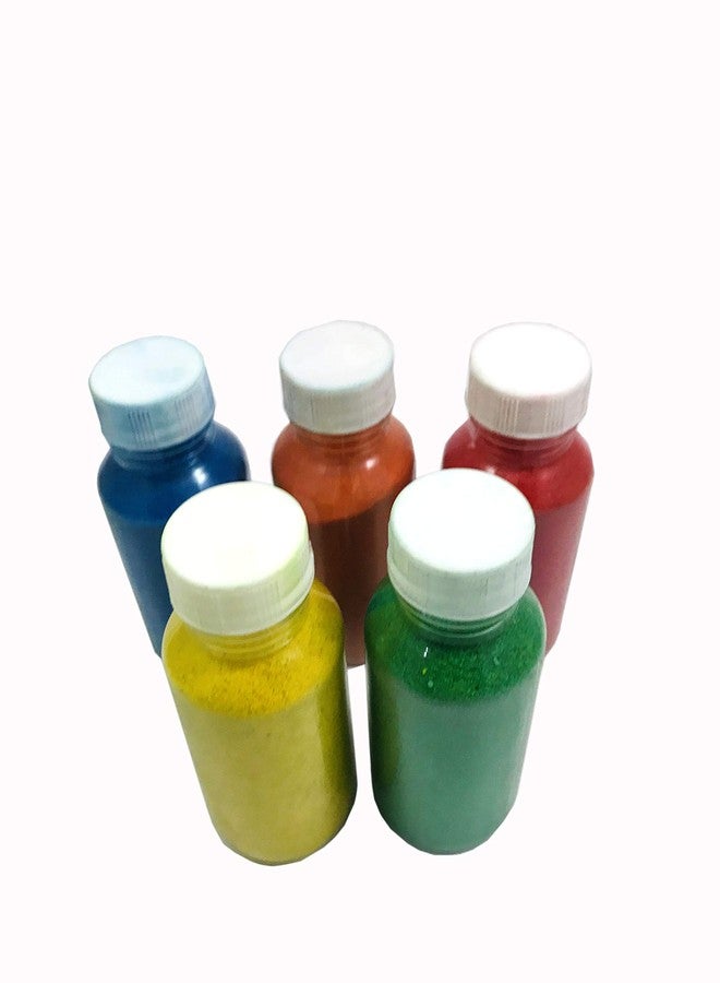 Evisha 5 Rangoli Colours Bottles with Rangoli Making Tool - Image 3
